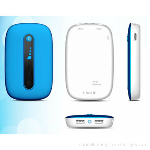 2014 New 13,000mAh, Dual Output Round Portable Power Bank, 5V-1.5A